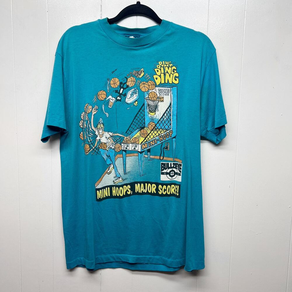 Sun Sportswear Men's Vintage Short Sleeve Blue T-Shirt Size M/L